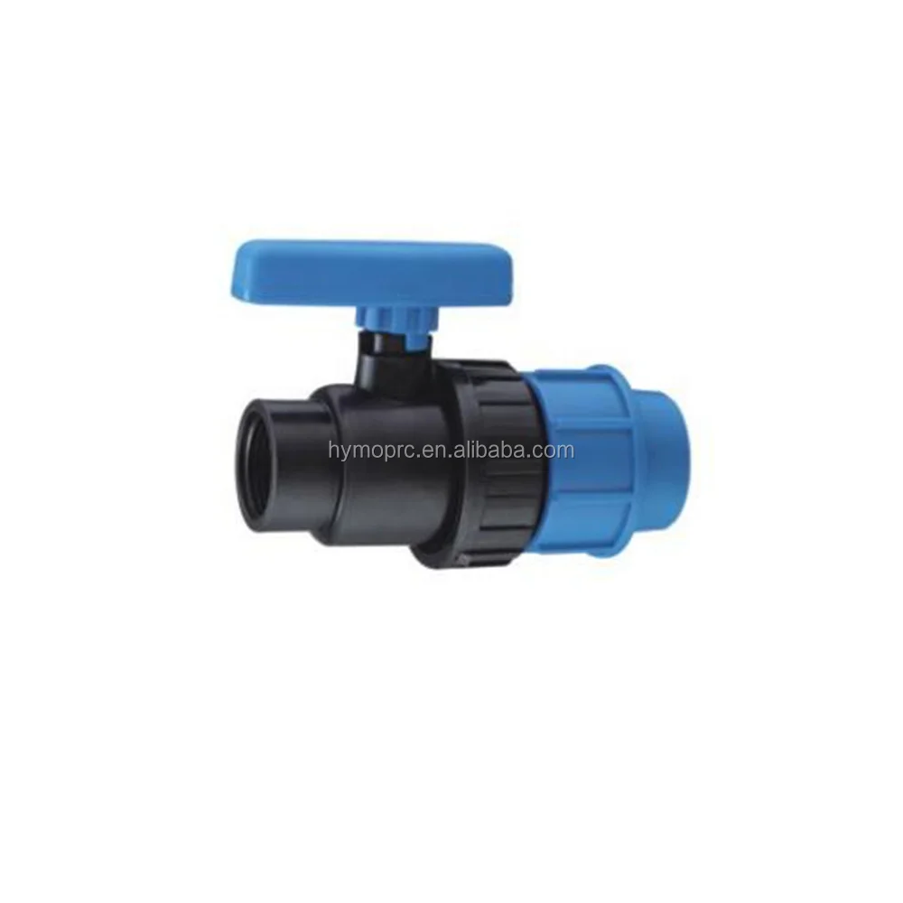 irrigation system agriculture manufacture 32mm blue color pp pvc double single union compression ball valve
