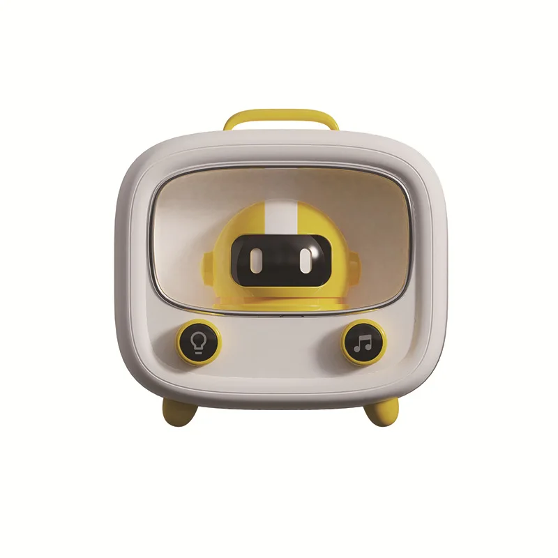 X243 Mini BT Speaker Best Gift For Children Cute TV Design Promotion Speaker With Warm Night Light Mp3 Player Speaker