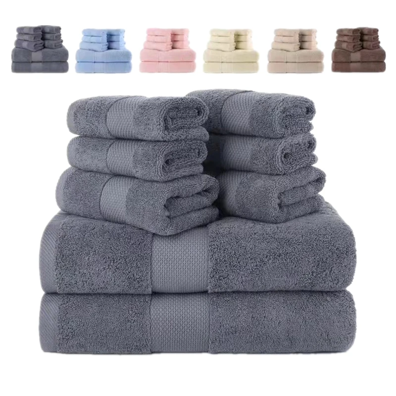 Manufacturers Wholesale Good Quality Cheap Price Cheap 100% Cotton Hand Face Bath Towel Set/3 Pcs Hotel Towel Set