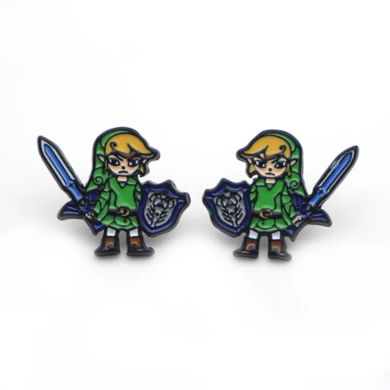 19 Designs War Custom Earring Fashion Personalised Rugratg Gowild Cartoon Alloy Enamel Stud Earrings