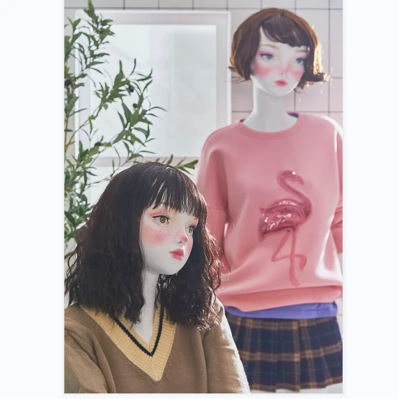 Full body female  dress form mannequin makeup mannequin from Zihe mannequin