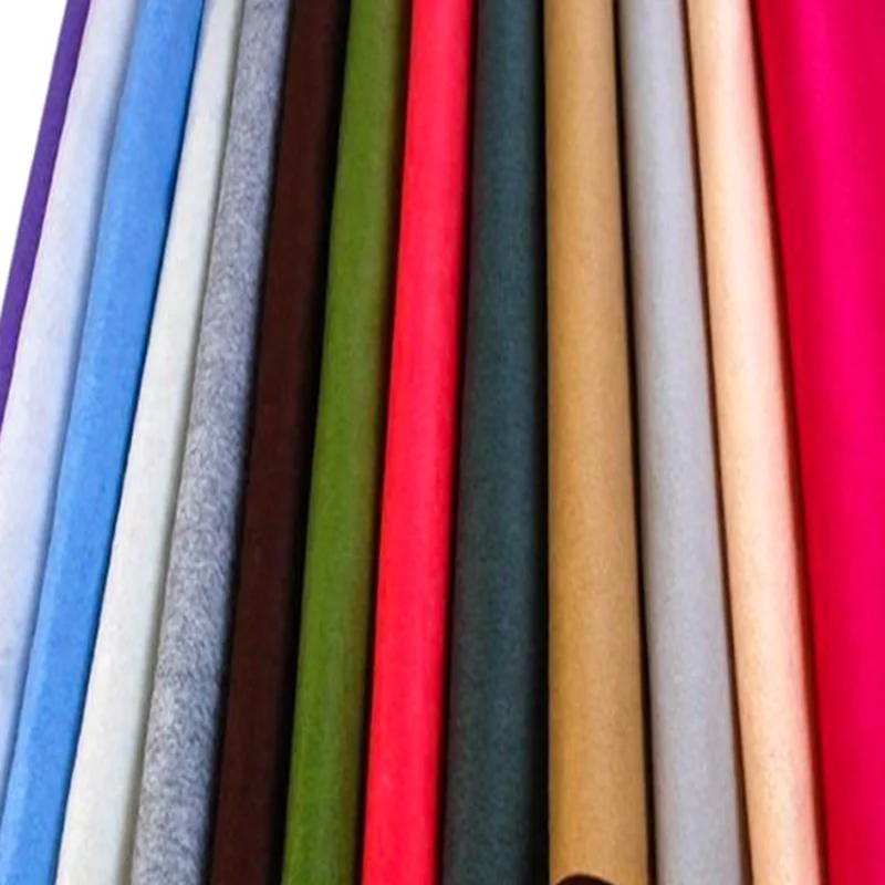 OEM top quality 1mm 2mm 3mm thickness Recycled wool felt fabric