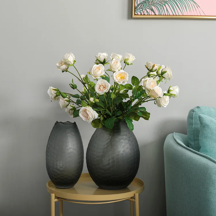 Hot selling Simulate 7 Dora Roses  Artificial Flowers For Home Decoration