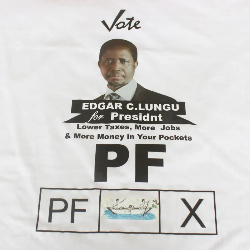 cheap polyester cotton mixed plain white custom printing election t shirt