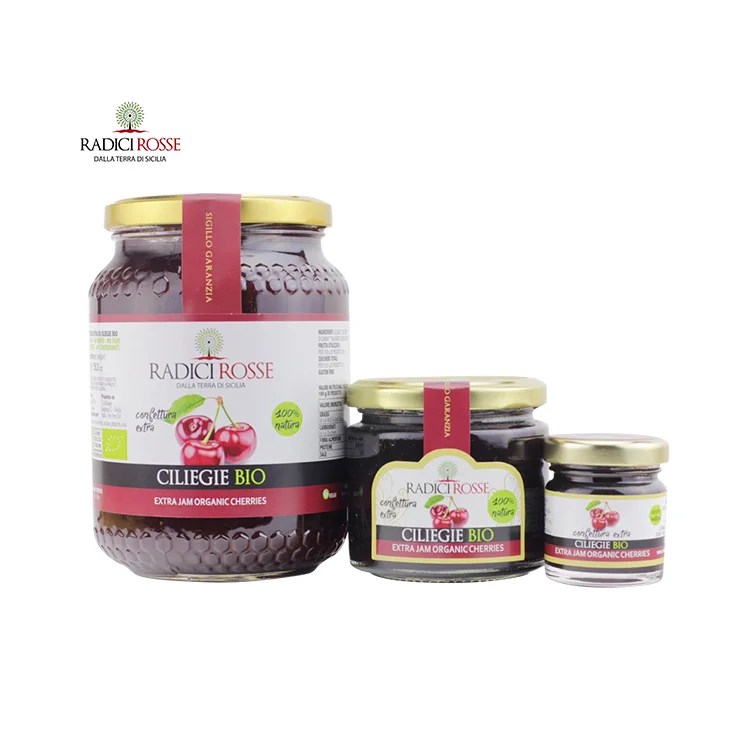 
Natural Cherry Fruit Preserves Organic Cherries Tops Fruit Jam 