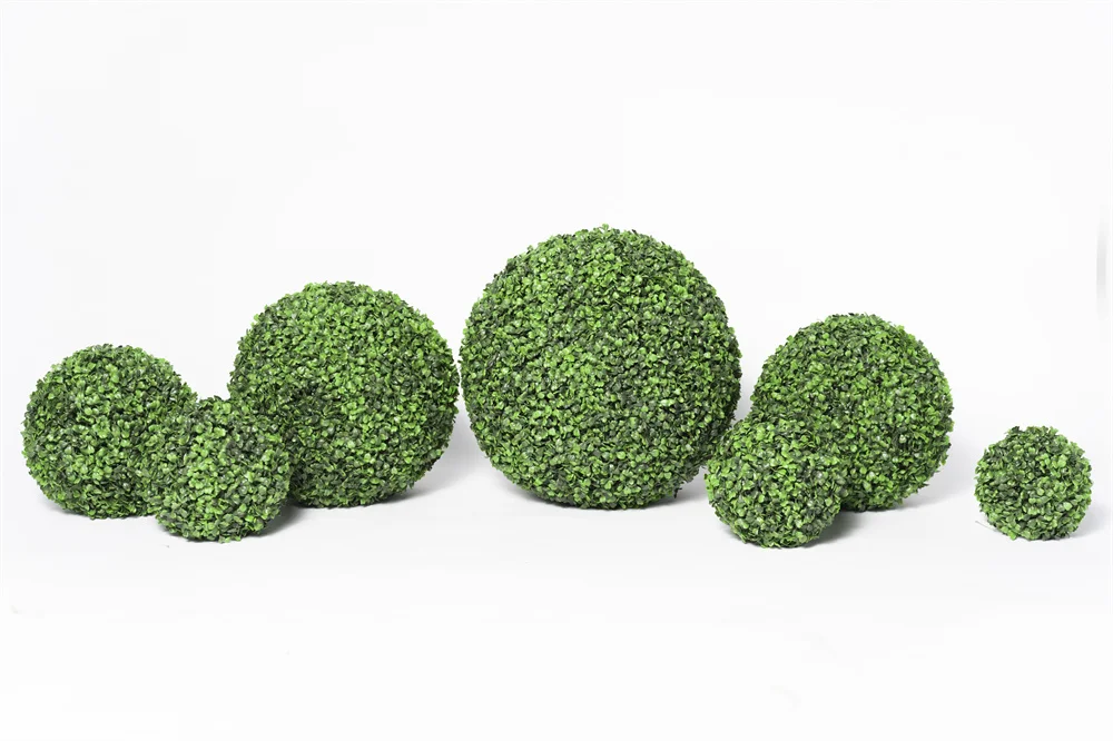 Best-Selling Good Price 4Cm Artificial Evergreen Boxwood Topiary Ball- 50cm
