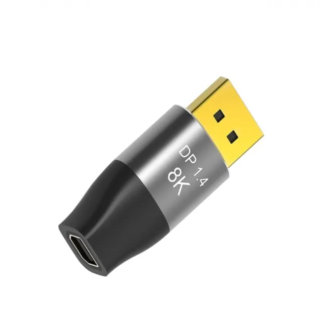 DP1.4 Мини dp к DP компьютерному адаптеру 8K @ 60Hz 4K @ 144HZ HD преобразователь