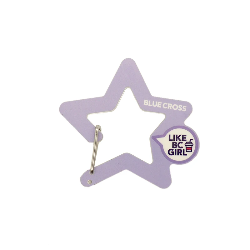 China Trending Letter Pencil Charm Round Tassel Resin Epoxy Make Your Own Anime Glitter Hologram carabiner Custom Acrylic Charm