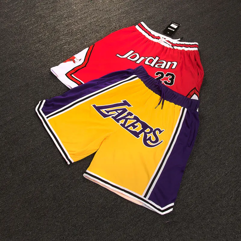 wholesale gym boys summer running polyester plaid black casual retro blank shorts sports for men