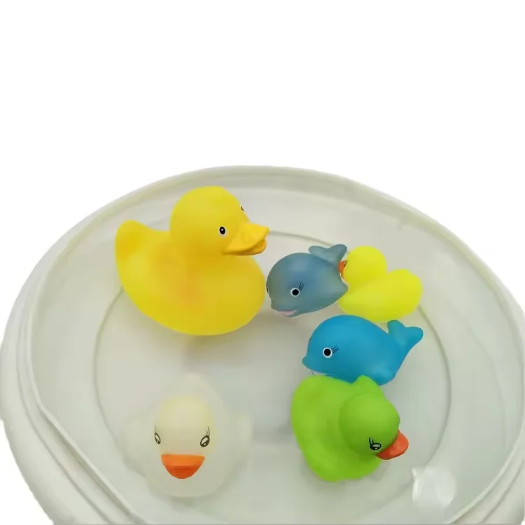 Vinyl CE Standard Environmental Temperature Testing Rubber Bath Changing Color Bath Duck Animal Toy