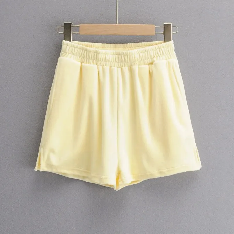 Wholesale New Arrival Spring Summer Women Shorts High Waist Fashion Sport Shorts Female Slacks 5 Colors Shorts