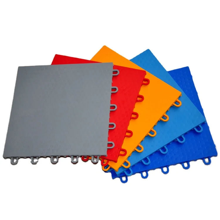 Plastic Modular Multi purpose  Sports Flooring Tiles Assembled Interlocking floor Outdoor for Half Basketball court flooring
