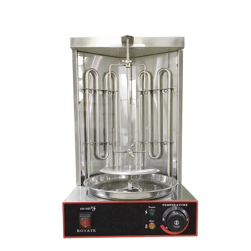 
Tabletop Automatic Gyros Portable Electric Turkey Doner Kebab Grill Mini Small Shawarma Machine 