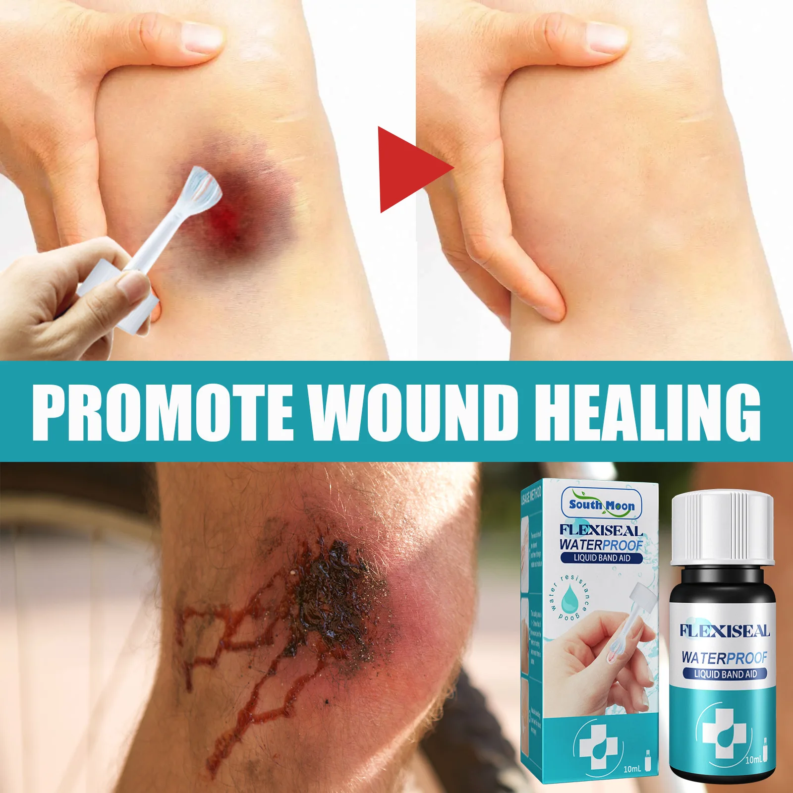 Comfortable breathable liquid skin bandage Waterproof gel portable liquid Band-Aid