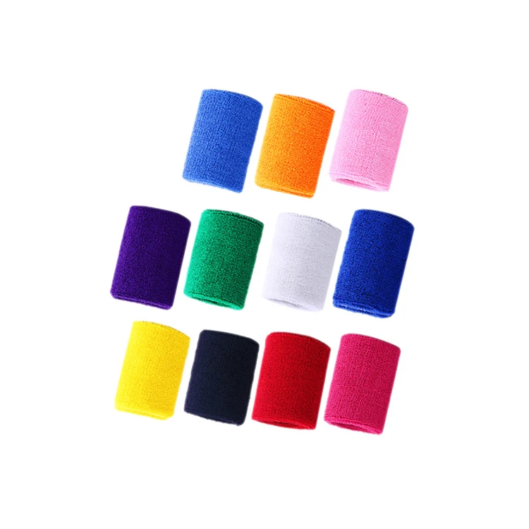 
High Quality Custom Cotton Gym Wrist Support Sweatband Sweat Band Pain Relief Hand Wrist Band 