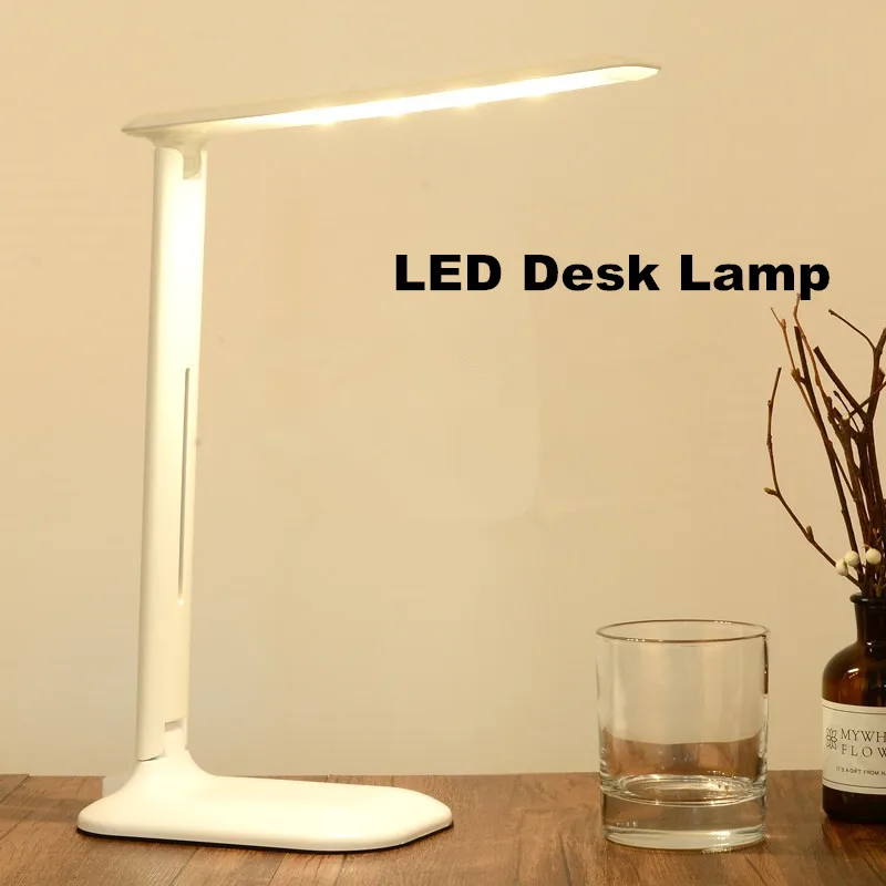 Bedroom popular 3 color modes dimmable led desk lamp 5W eye caring study table lamp