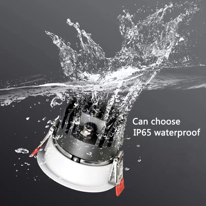 Tuya zigbee wif bluetooth cct rgb remote control lamp adjustable led ceiling lights 0-10v dali triac dimmable spot led downlight