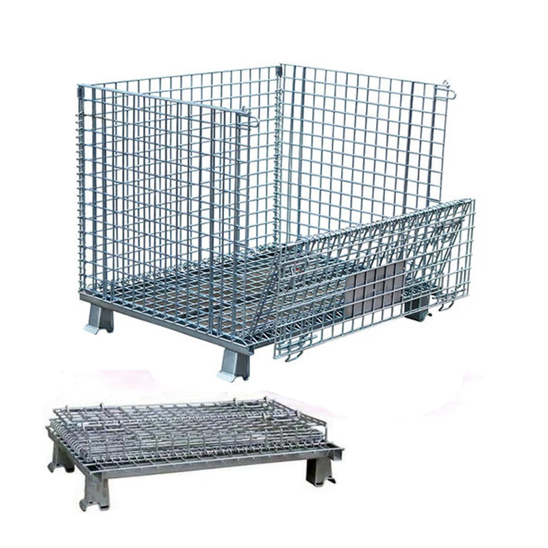 Сварная Складная оцинкованная Тяжелая логистическая сетчатая