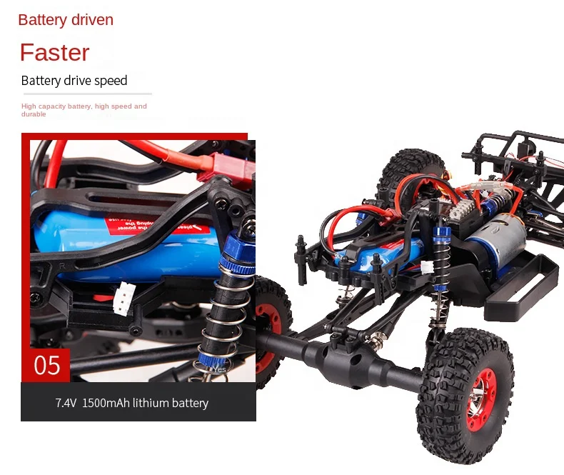 1/12 Brushed RC Car 50km/h 4WD Short Course Juguete Radio Control Toys RTR RC Car