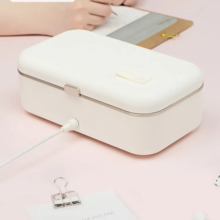 Easy Carrying Portable Food Warmer Heated Mini Electric Heatable Lunch Box For Office And Home and School and Picnic