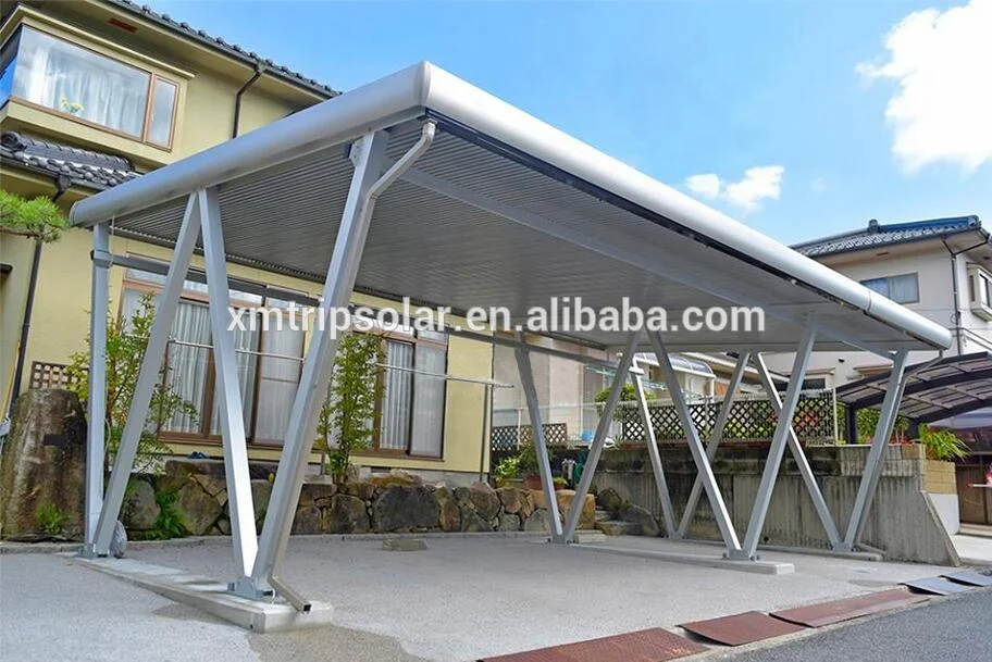 Aluminum Solar Car Parking Mounting Racking Solar Carport Structure Pv Carport Brackets