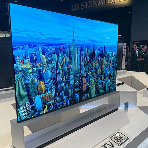 A+ grade gaming monitor voice wifi QLED commercial tv frameless adult iptv live streaming 65-120 inch 8k smart led panel tv