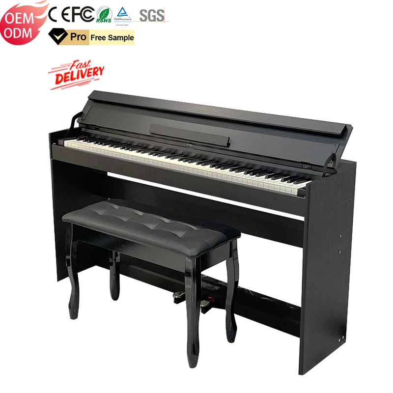 XIONGHAI Teclados Piano 88 Keys Pianos De Teclado Keyboard Electronic Weighted Professionnel Acoustic Electric Digital Piano