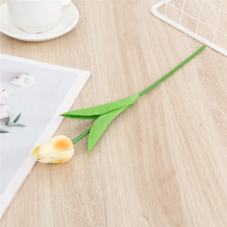 Wholesale Real Touch Artificial PU Tulip Flowers In Bulk Real Touch Tulip For Decor