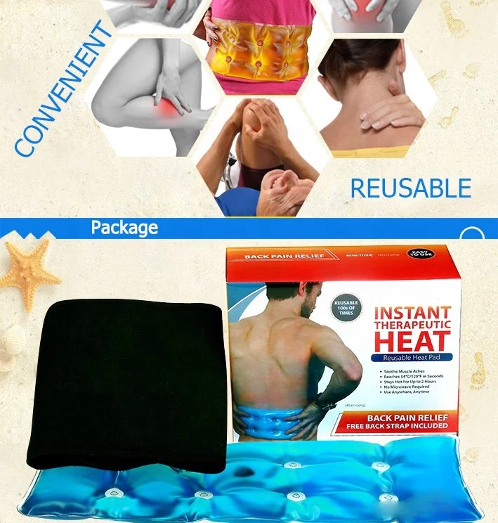 2024 Factory High Quality PVC Reusable Hot Therapy Warmer Customized Heat Pack with Logo Printing