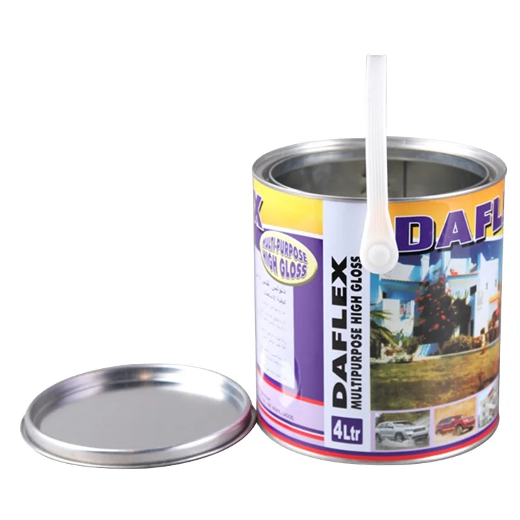 wholesale Lever Lid Metal Round Packing For Glue And Coating empty aerosol paint tin can