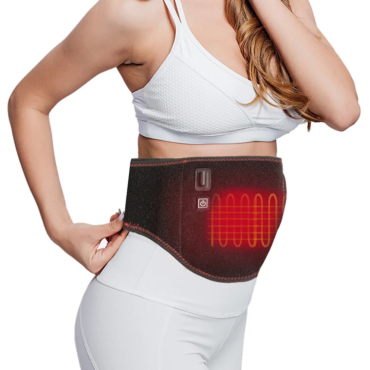 Back Infrared Physiotherapy Heating Pad Heating Belt with Adjustable Temperature for Back Support for Injuries or Low Back Pain