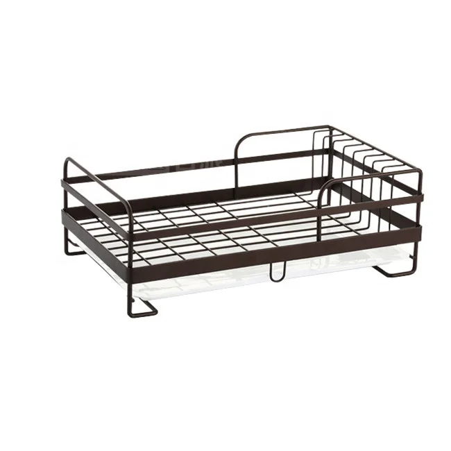 2020 hot sell Kitchen Plate Cup Dish Drying Rack Tray Cutlery Dish Drainer