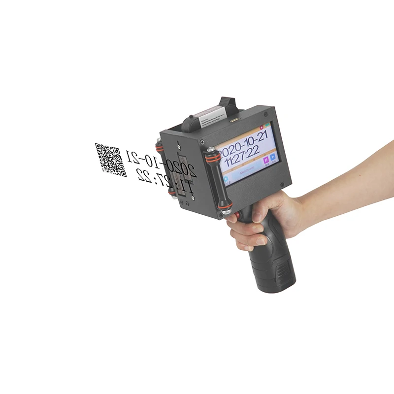 Intelligent Factory Price Inkjet Printer 12.7mm Mini Printer Printing Machine Hand Jet Printer for Price Tag/Label