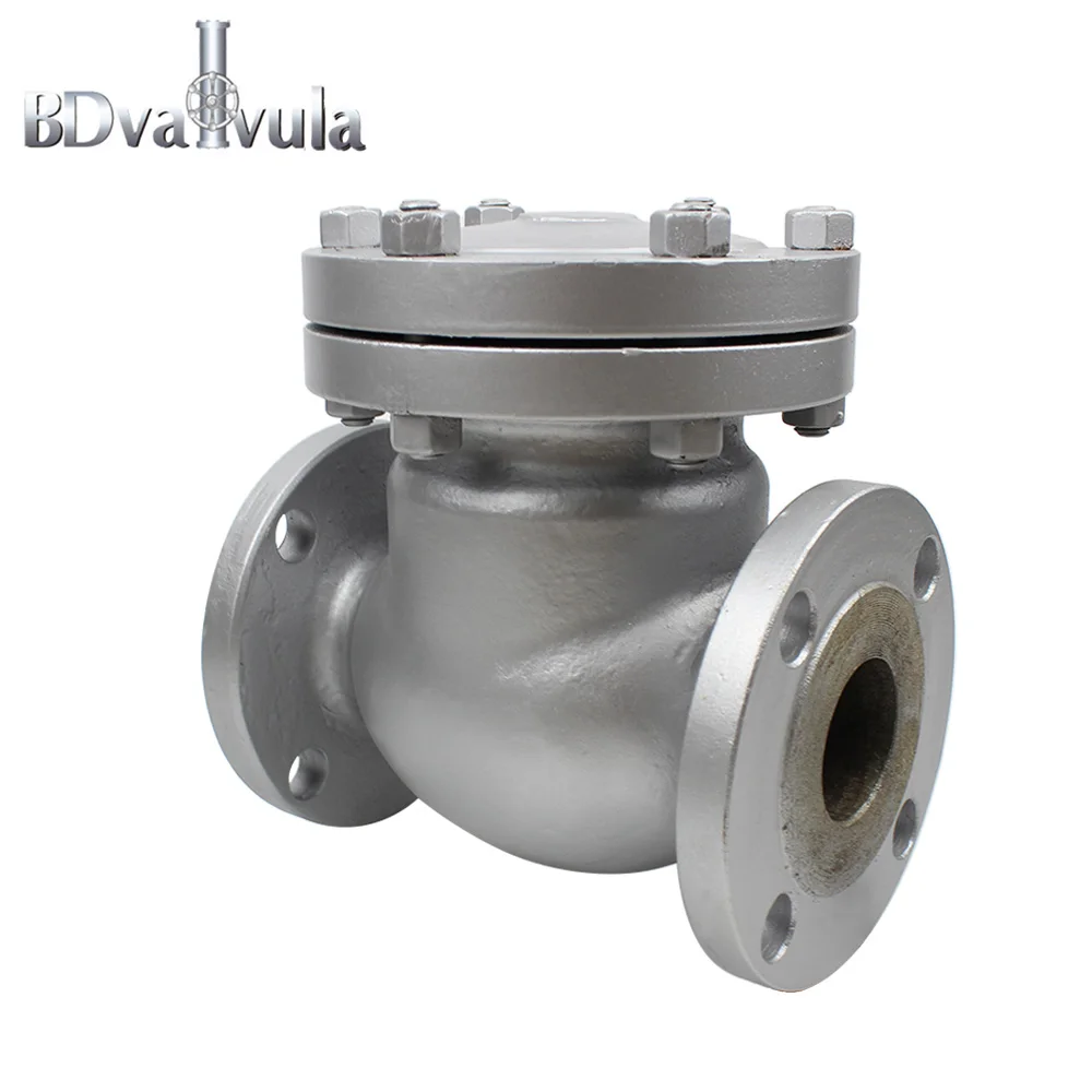 CF8M for oil gas non return carbon steel swing check valve