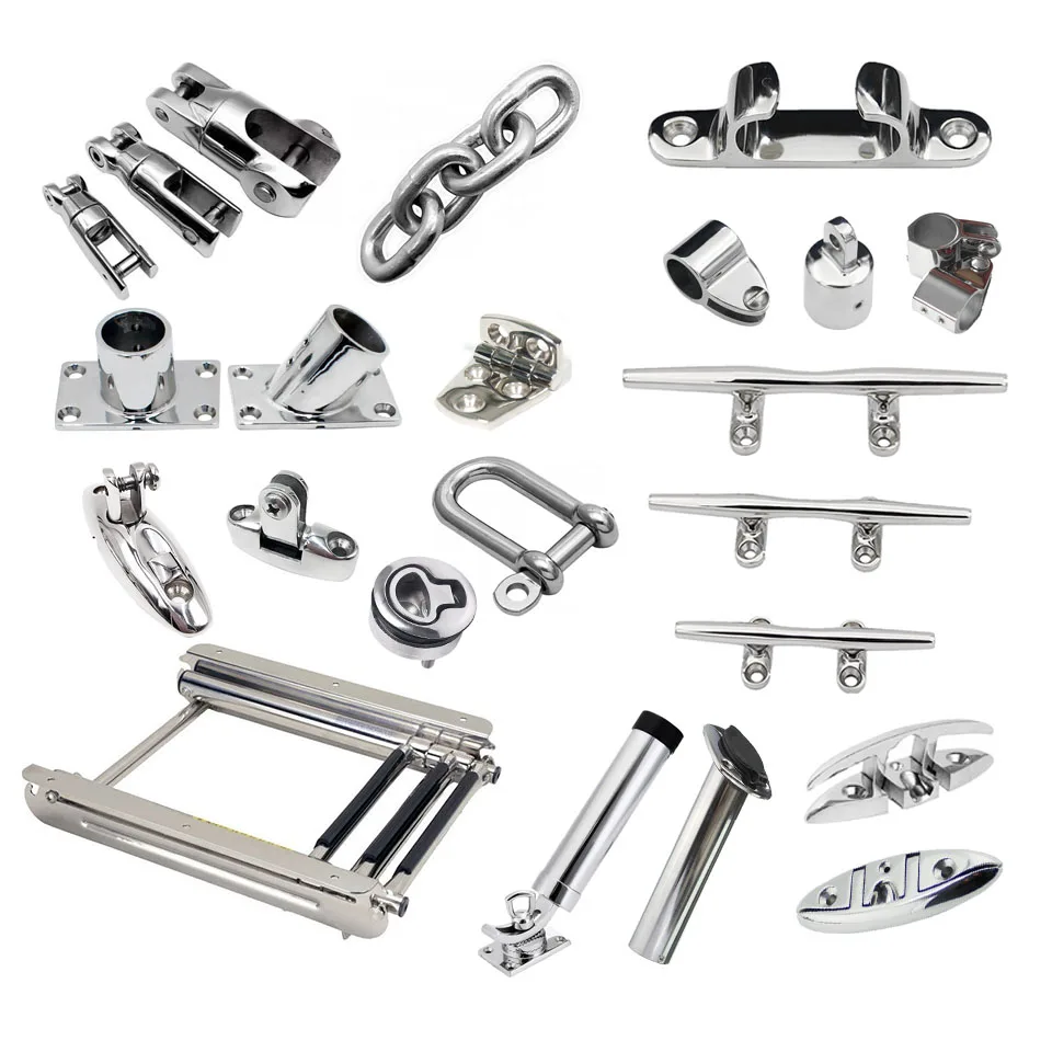 Boat Parts Stainless Marine Bimini Top Connecting Deck Hinge for Yacht