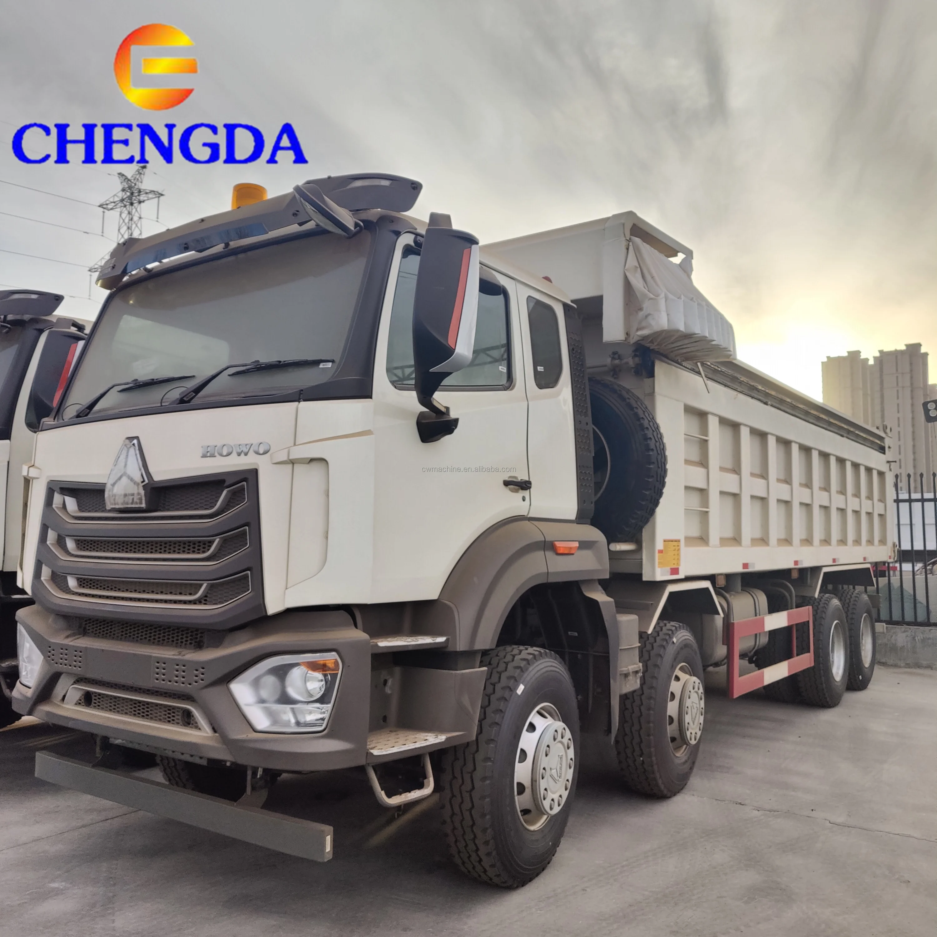 8*4 12 Wheel New Used Diesel Tipper Trucks Euro 3 Emission Standard Sinotruk HOWO Hohan HOWO NX Dump Truck