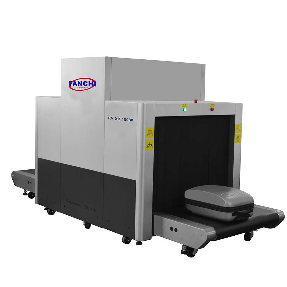 
 X ray baggage scanner for railway station  
