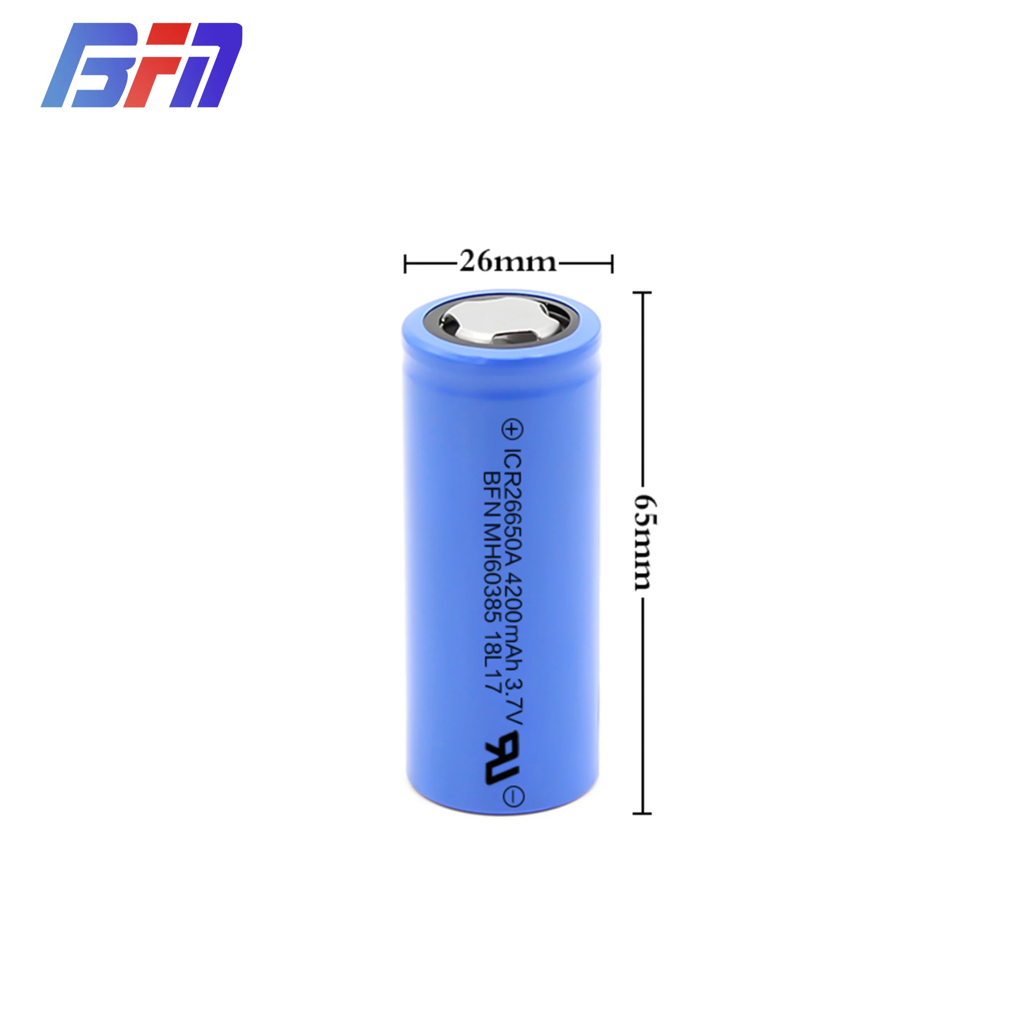 China factory price high capacity 26650 4200mAh 3.7v lithium ion rechargeable battery