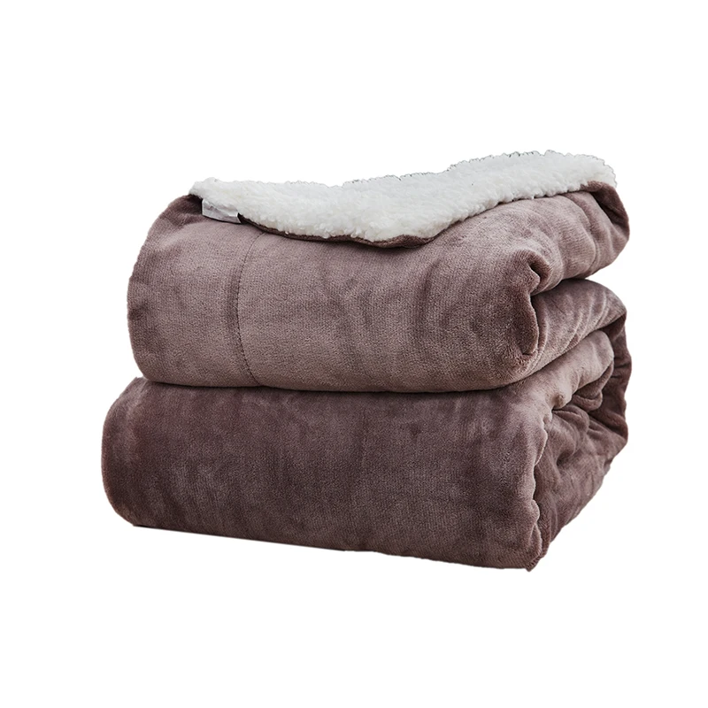 Custom Super Soft Sherpa Fleece Flannel Throw Blanket