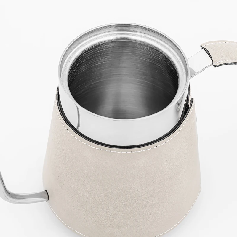 600ml Stainless Steel Tea Pot Vintage Gooseneck Pour Over Holster Coffee Kettle