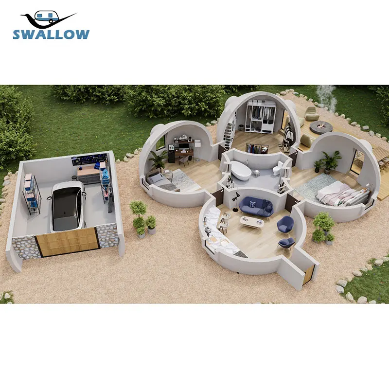 Direct Supply Cheap Luxury Foldable Module Container Prefab House Movable Board Space Box Room Modular House Small House