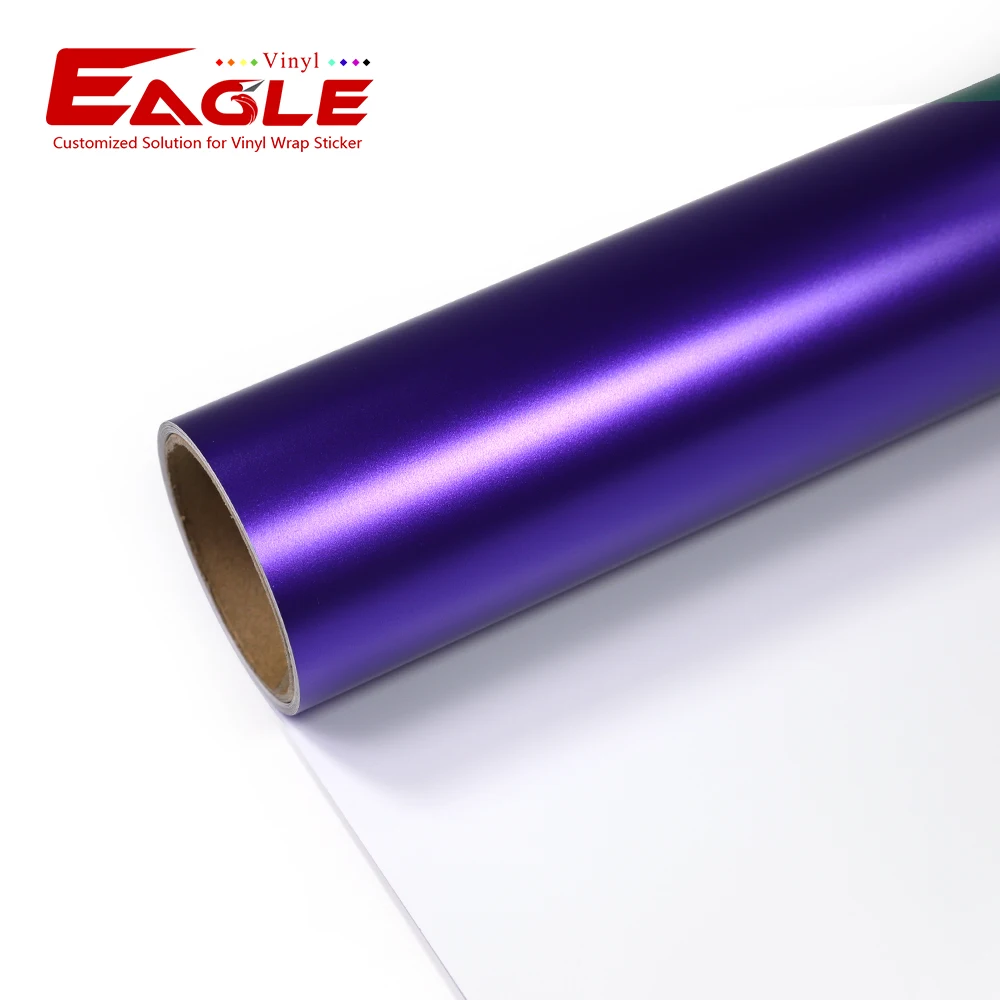 Wholesale DIY Craft Colorful Matte Chrome Purple Hologram Cutting Film Self Adhesive Sticker Holographic Vinyl