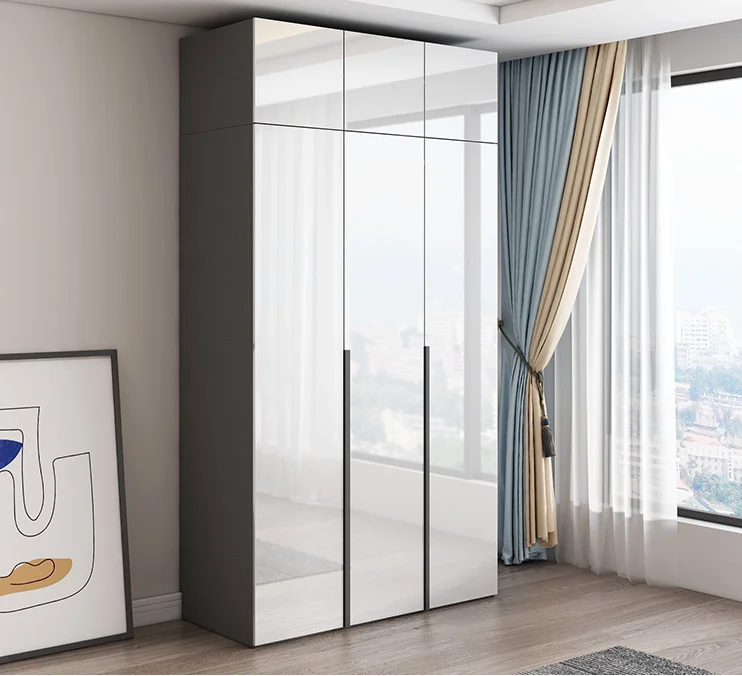 ULT-NY-618-4 Modern designs luxury baby bedroom furniture  4 door wardrobe couple cabinet closet customized Wardrobes