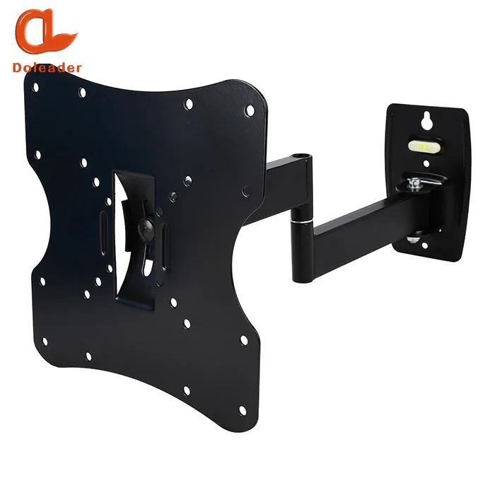 
TV Swivel Articulating Dual Arms up to 31.8kg vesa 100*100~400*400 32-55 inch TV Wall Mount Bracket 