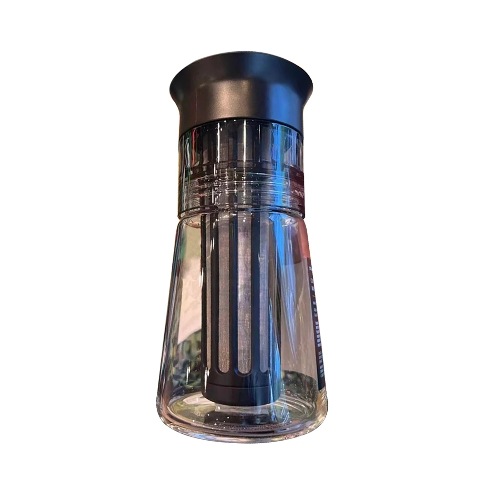 2023 new style Cold Brew Maker & Coffee Mug Glass Tumbler Coffee Filter