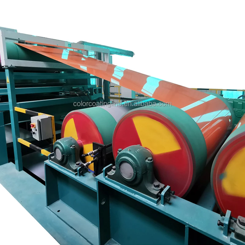 Автоматическая линия по производству цветного покрытия