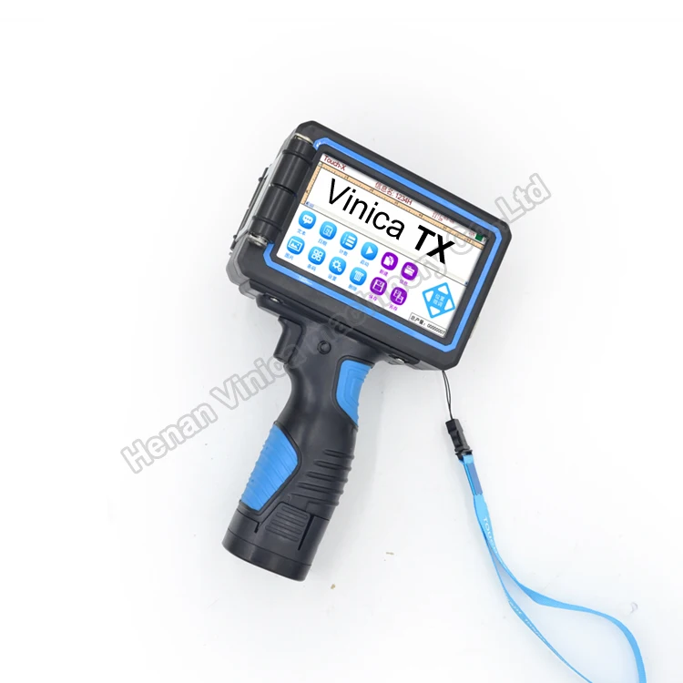 Vinica TX non-encrypted handheld inkjet printer Expiry date hand printing machine