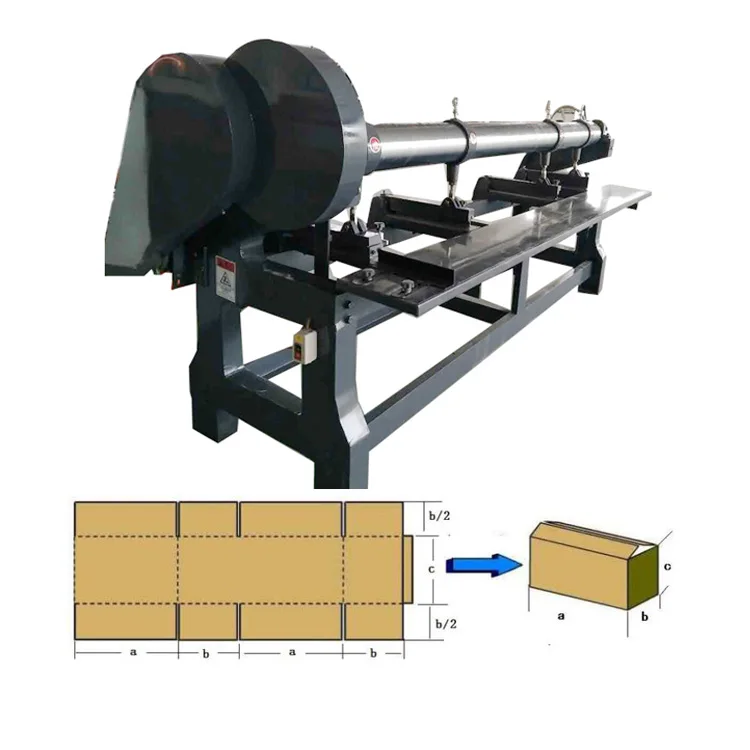 QJ-2000 Manual Eccentric Slotter Cutting Four Link Slotting Corrugated Carton Machine