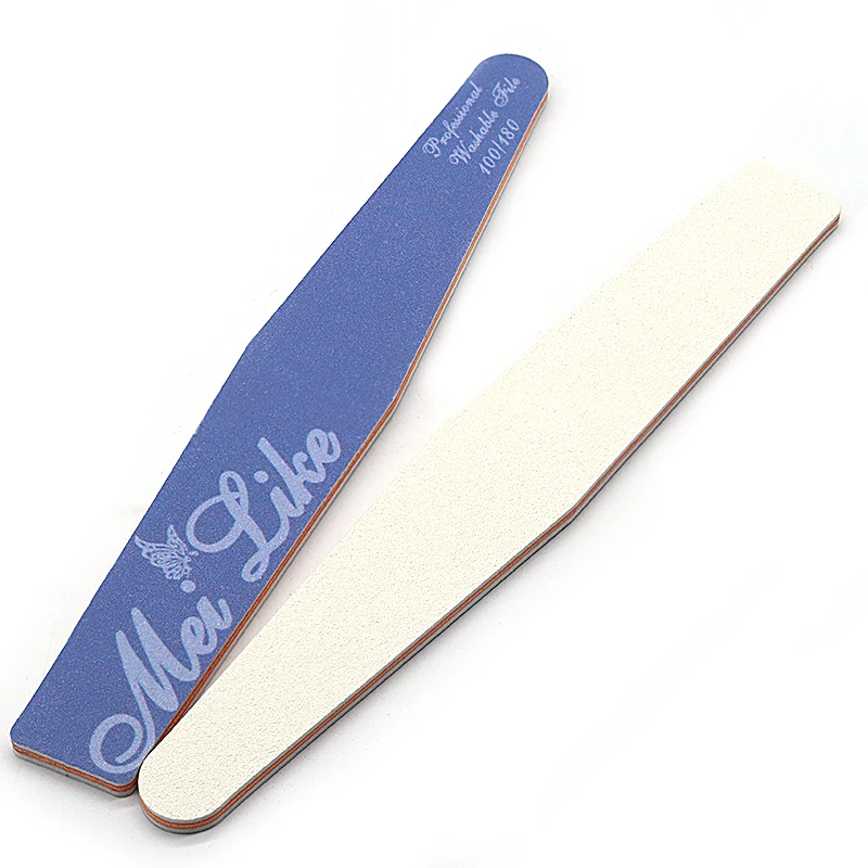 Nail supplies korean private label wholesale professional 80/80 150/180 grit nail file and buffer