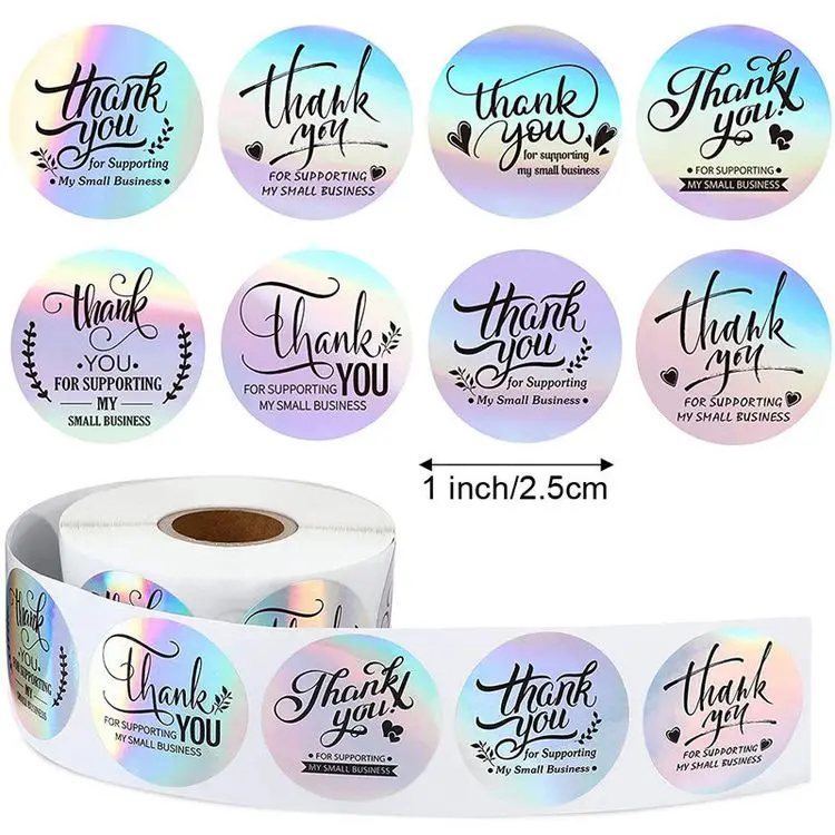 Custom Size High Quality Thank You Cards White Paperboard Printing